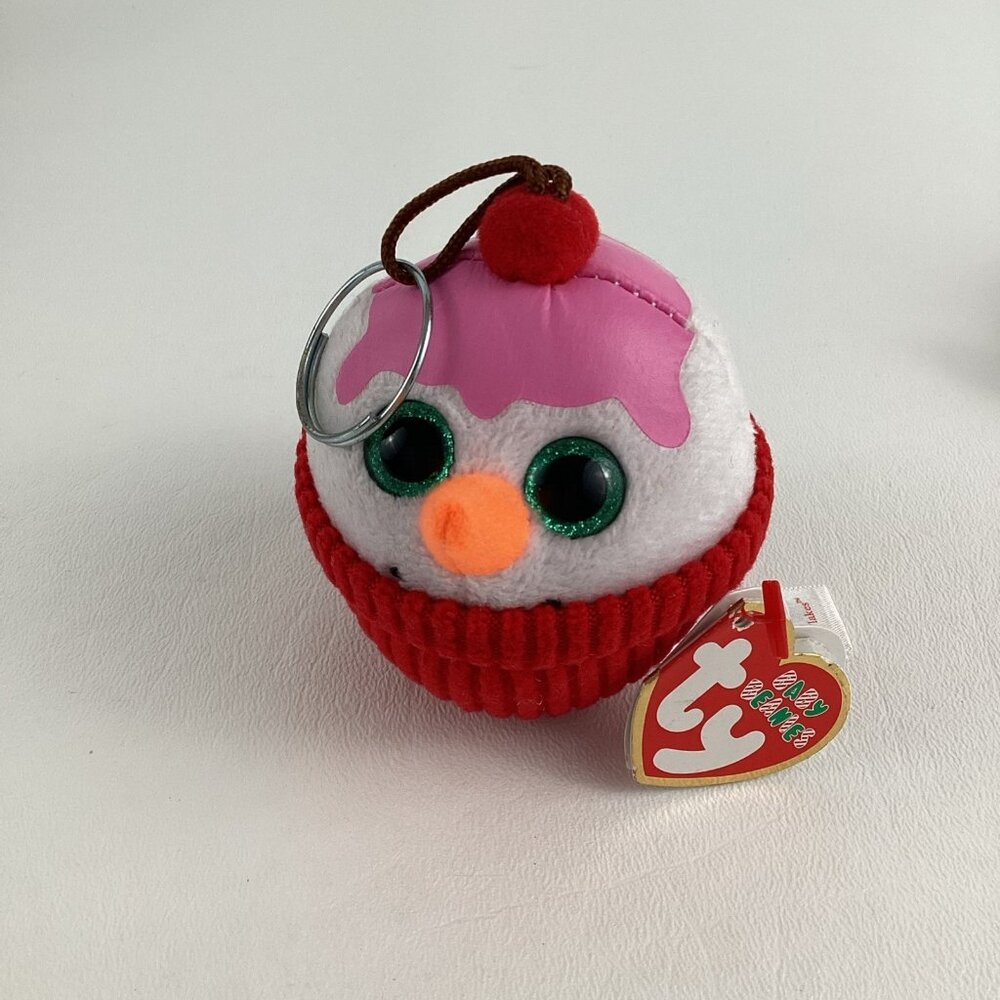 Ty Beanie Boos Mac Bundles Flakes Christmas Mouse 9" Plush Stuffed Toy Lot TAGS - Picture 7 of 13